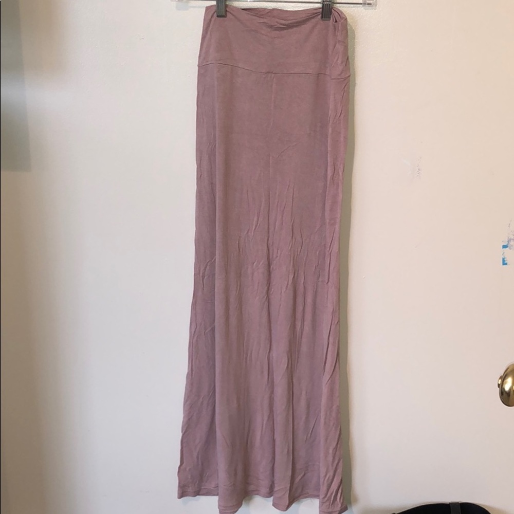 Cream maxi skirt
